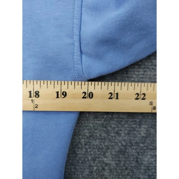 Nike Sportswear Club Hoodie Youth Large Blue Fleece Pullover Warm Swoosh - Picture 9 of 10